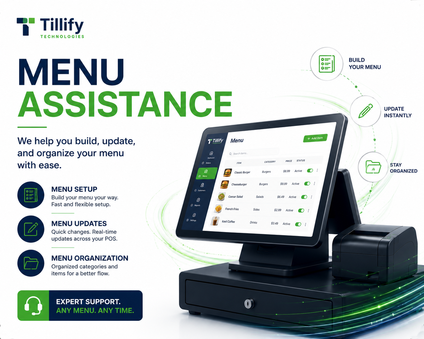 Menu Assistance